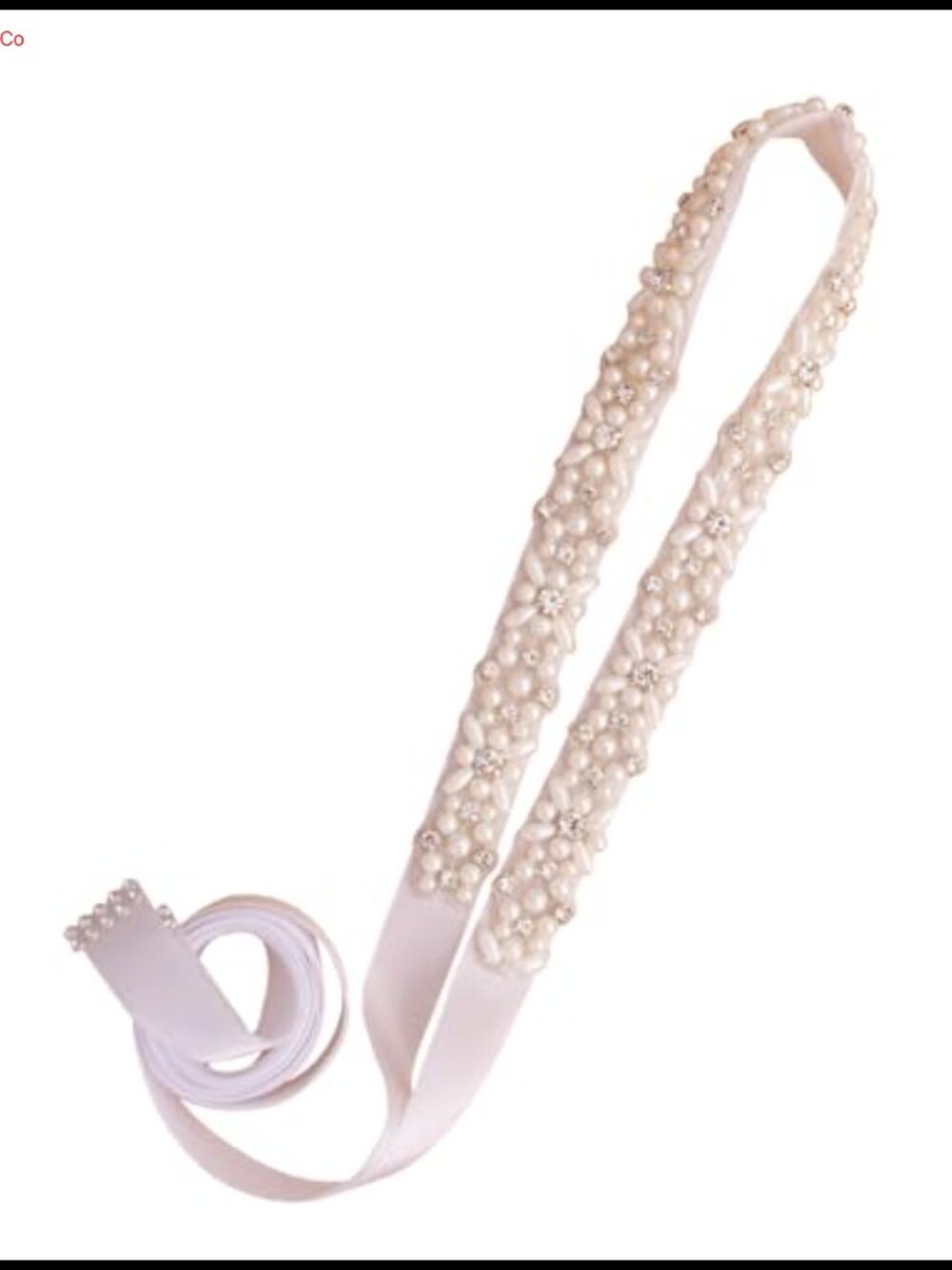 Pearl Bridal Belt Beaded Sash for Wedding Dress Bridesmaid